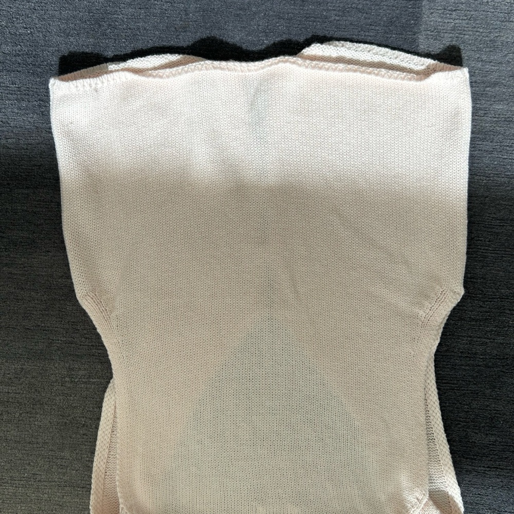 Aritzia-Wilfred Light Pink Knit Vest - Picture 4 of 4